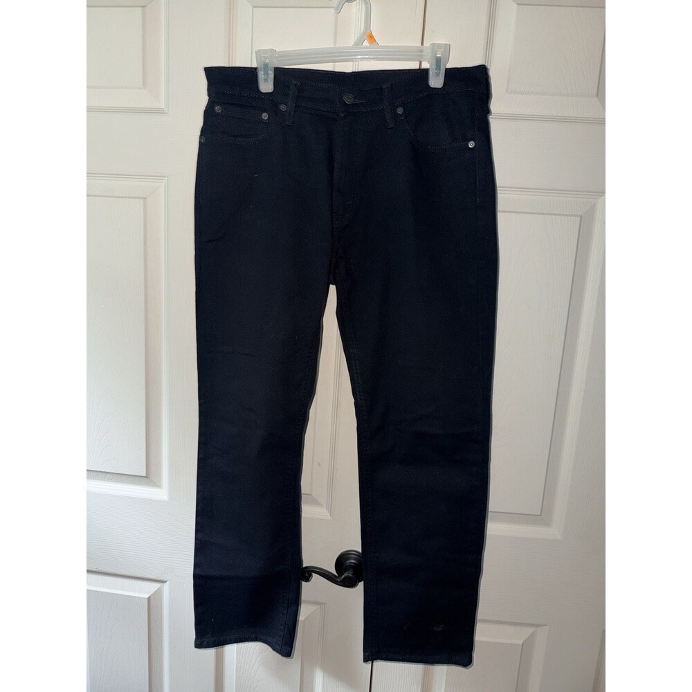 Levis 541 Athletic Fit Stretch Black Denim Jeans Mens Size 33 x 30 - Picture 2 of 11